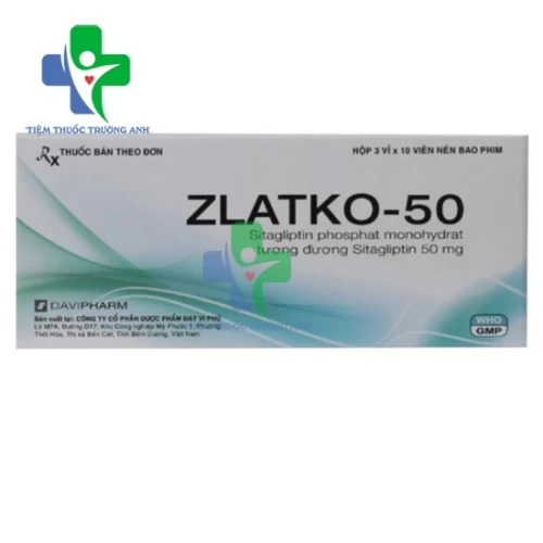 Zlatko-50 Davipharm - Điều trị bệnh đái tháo đường tuýp 2