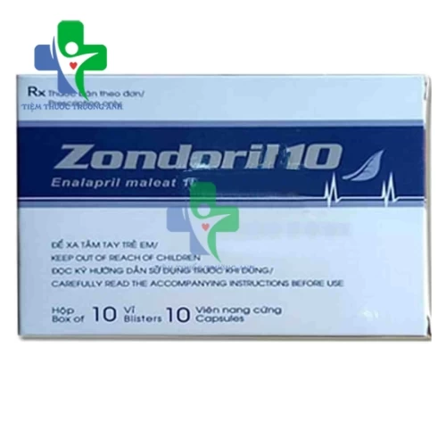Zondoril 10 Hataphar - Điều trị tăng huyết áp, suy tim