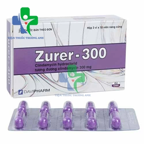 Zurer-300 Davipharm - Thuốc điều trị nhiễm khuẩn