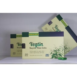 Vegtin Xuyên Tâm Liên - Hỗ trợ giảm ho, đờm, ngứa và rát họng hiệu quả