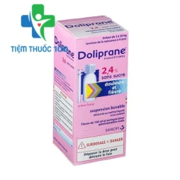 Doliprane 2.4% - Thuốc hạ sốt hiệu quả dành cho bé của Pháp