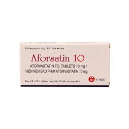 Aforsatin 10 - Thuốc điều trị mỡ máu cao của Ấn Độ