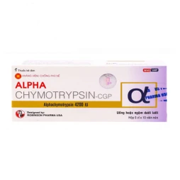 ALPHA CHYMOTRYPSIN - Thuốc kháng viêm, giảm phù nề hiệu quả
