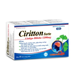 Ciritton Forte - Tăng cường lưu thông máu và bổ não