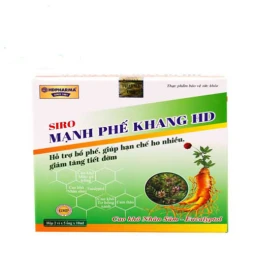 Mạnh phế khang HD - Hỗ trợ bổ phế, giảm ho, giảm đờm của HD Pharma