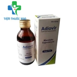 Adiovir 15mg/5ml Syr.100ml - Thuốc điều trị bệnh đường hô hấp của Navana Pharm