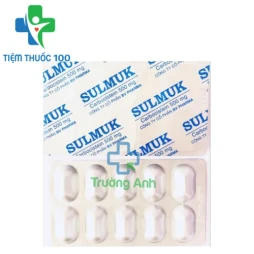 Sulmuk 500mg BV - Thuốc điều trị rối loạn hô hấp cấp hiệu quả 