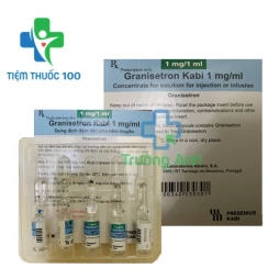 Granisetron Kabi 1mg/1ml - Thuốc điều trị buồn nôn, nôn sau hóa-xạ trị hiệu quả