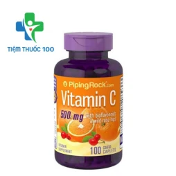 PipingRock Vitamin C 500mg - Hỗ trợ bổ sung vitamin C hiệu quả của USA