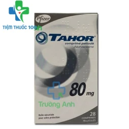 Tahor 80mg -  Thuốc điều trị tăng cholesterol máu của Pfizer