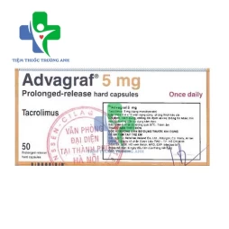 Advagraf 5mg Astellas - Thuốc phòng ngừa thải ghép