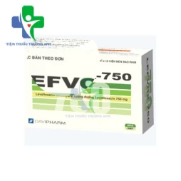 Lefvox-750 Davipharm - Thuốc điều trị các bệnh nhiễm khuẩn