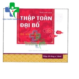 Thập toàn đại bổ Hataphar - Bồi bổ khí huyết, tăng cường sức khỏe