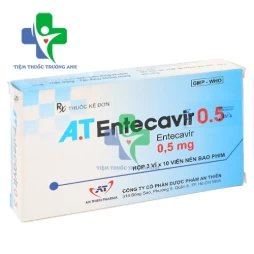 A.T Entecavir 0,5mg - Thuốc điều trị viêm gan B mạn tính
