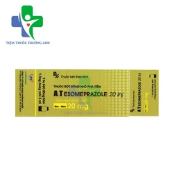 A.T Esomeprazol 20 inj - Thuốc điều trị trào ngược dạ dày – thực quản
