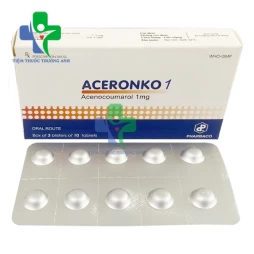 Aceronko 1 Pharbaco - Thuốc điều trị tắc huyết khối tĩnh mạch