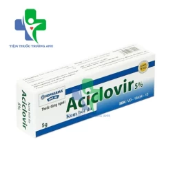 Aciclovir 5% 5g HD Pharma - Thuốc điều trị và dự phòng tái nhiễm virus Herpes simplex