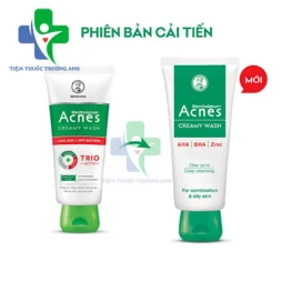 Acnes Creamy Wash 100g Rhoto - Sữa rửa mặt sạch da