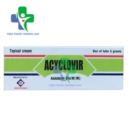 Acyclovir 5g Medipharco - Thuốc điều trị nhiễm virus Herpes simplex (10 hộp)
