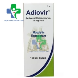 Adiovir 15mg/5ml Syr.100ml - Thuốc điều trị các bệnh đường hô hấp hiệu quả