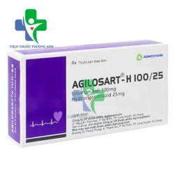 Agilosart-H 100/25 Agimexpharm - Điều trị tăng huyết áp vô căn ở người lớn