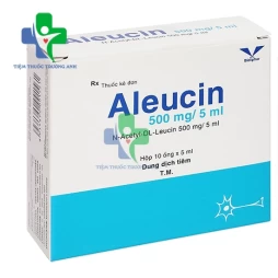 Aleucin 500mg/5ml Bidiphar - Thuốc tiêm điều trị chóng mặt