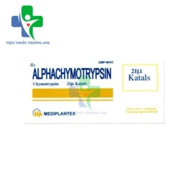 Alphachymotrypsin 4200IU Mediplantex - Thuốc điều trị phù nề hiệu quả