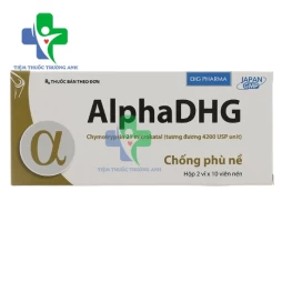 AlphaDHG 4200IU - Thuốc điều trị phù nề hiệu quả