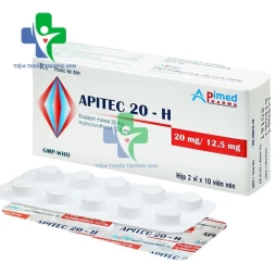 Apitec 20-H Apimed - Điều trị tăng huyết áp hiệu quả