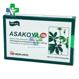Asakoya 100mg - Giúp điều trị mất ngủ, tim đập nhanh hiệu quả