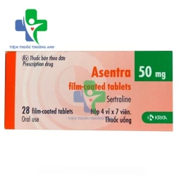 Asentra 50mg - Thuốc điều trị trầm cảm và rối loạn lo âu cộng đồng