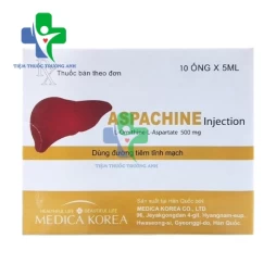 Aspachine Injection 10 ống/5ml - Thuốc hỗ trợ điều trị viêm gan hiệu quả 