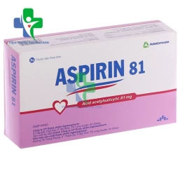 Thuốc Aspirin 81 của Agimexpharm phòng ngừa đột quỵ nhồi máu cơ tim