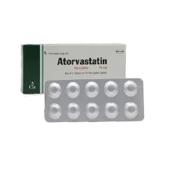 Atorvastatin 10Mg Hộp 3 Vỉ x 10 Viên