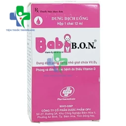 Babi B.O.N 12ml - Hỗ trợ điều trị còi xương, suy dinh dưỡng hiệu quả 