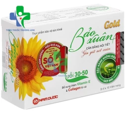 Viên uống cân bằng nội tiết Bảo Xuân Gold Nam Dược 30 Viên