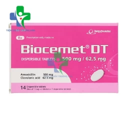 Biocemet DT 500mg/62,5mg Imexpharm