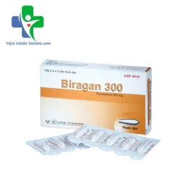 Biragan 300 Bidiphar - Hạ sốt, giảm đau từ nhẹ đến vừa