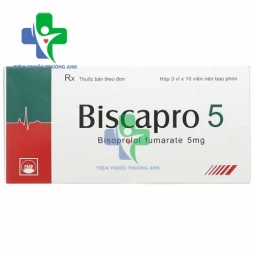 Biscapro 5 - Thuốc điều trị bệnh huyết áp, tim mạch hiệu quả
