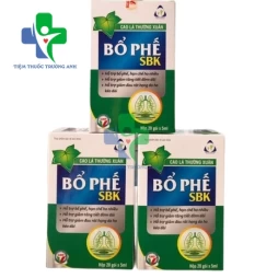 Bổ phế SBK - Hỗ trợ bổ phế, giảm đau rát họng do ho kéo dài