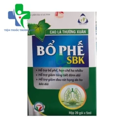 Bổ phế SBK - Hỗ trợ bổ phế, giảm đau rát họng do ho kéo dài