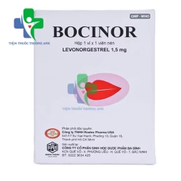 Bocinor - Thuốc tránh thai khẩn cấp hiệu quả