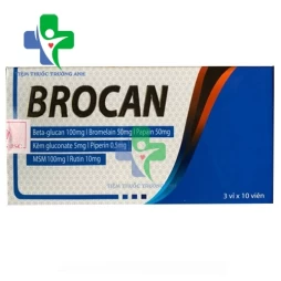 Brocan - Hỗ trợ giảm sưng tấy, phù nề hiệu quả 