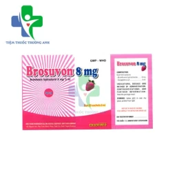 Brosuvon 8mg Phapharco - Thuốc điều trị bệnh đường hô hấp tăng tiết đờm