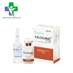 Calcilinat 100mg/10ml Bidiphar - Phòng và điều trị ngộ độc do các chất đối kháng acid folic