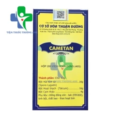 Viên Uống Hỗ Trợ Điều Trị Sỏi Thận Cametan 200 Viên