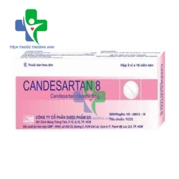 Candesartan 8 F.T.Pharma - Thuốc chỉ định tăng huyết áp hiệu quả