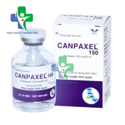 Canpaxel 150 Bidiphar - Điều trị ung thư buồng trứng và ung thư vú