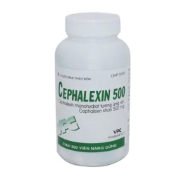 CEFALEXIN 500mg PMP - Thuốc điều trị nhiễm khuẩn do vi khuẩn nhạy cảm hiệu quả