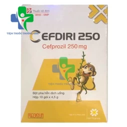 Cefdiri 250 Medisun - Thuốc điều trị nhiễm khuẩn của Việt Nam